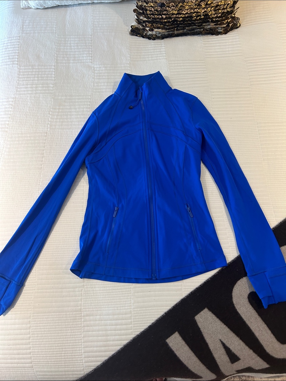 Lululemon blue zip up jacket